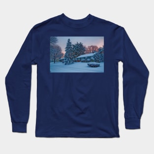 Winter Morning. Sunrise. Long Sleeve T-Shirt